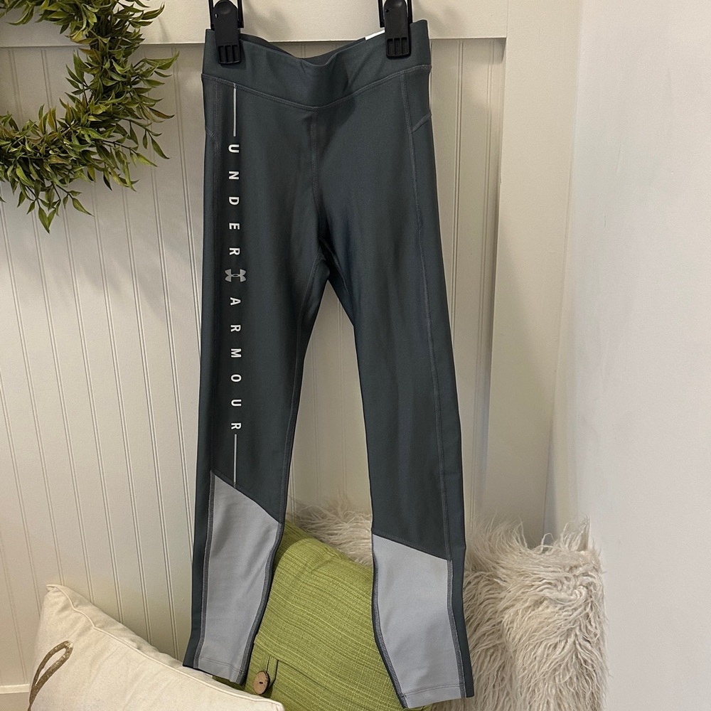Under Armour Charcoal and Light Gray Leggings